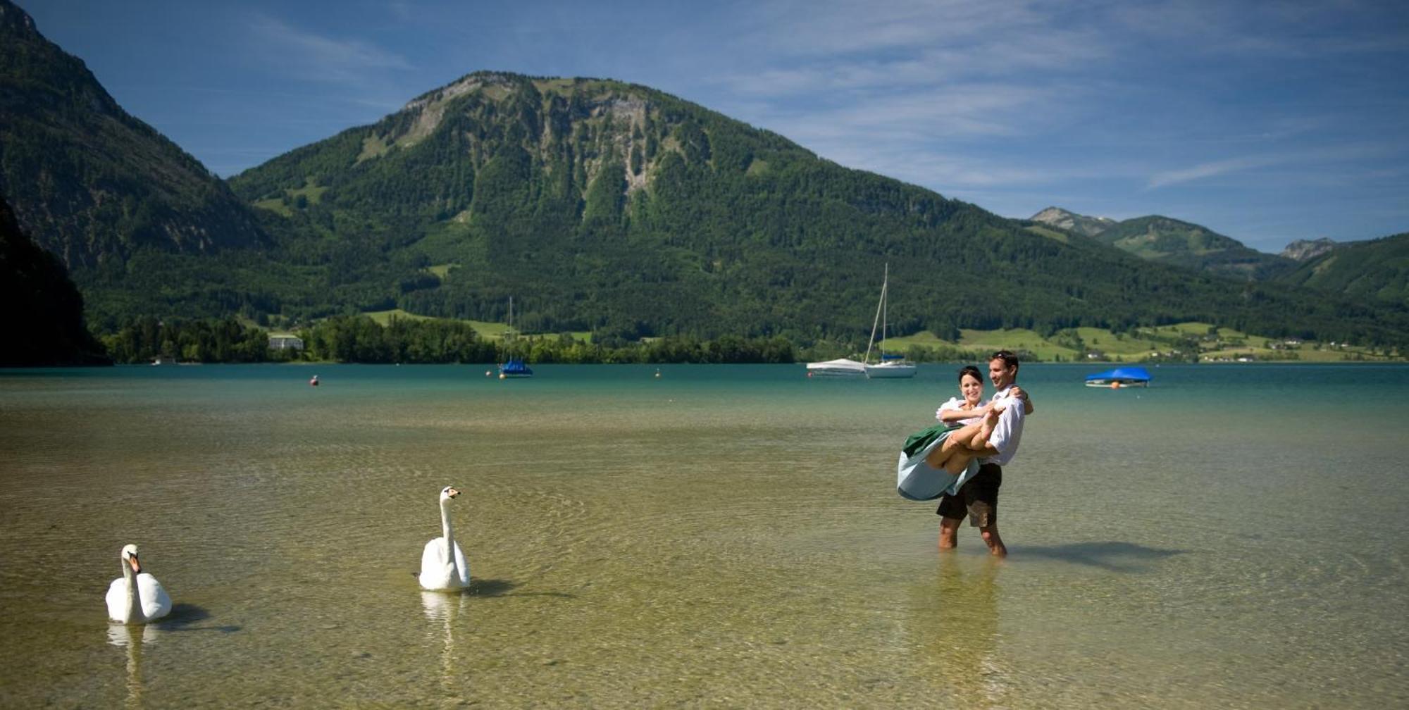 Hotel Buerglstein Sankt Wolfgang im Salzkammergut Exterior foto